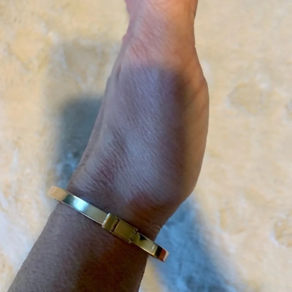 Roberto Coin 18k Rose Gold Golden Gate Symphony Bangle - Picture 3 of 8